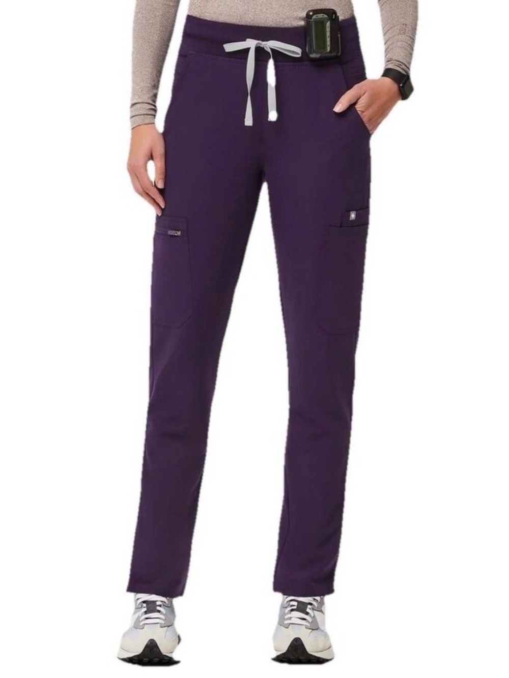 Figs Purple Shadow Yola Skinny Scrub Pants Size XS/T